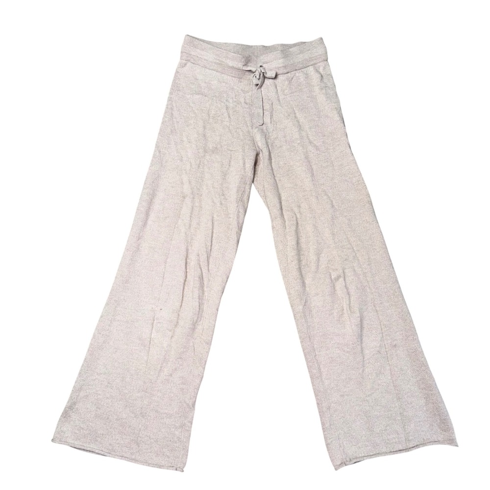 Alashan Cotton Cashmere‎ Wide Leg Lounge Pants Oatmeal Heather XS